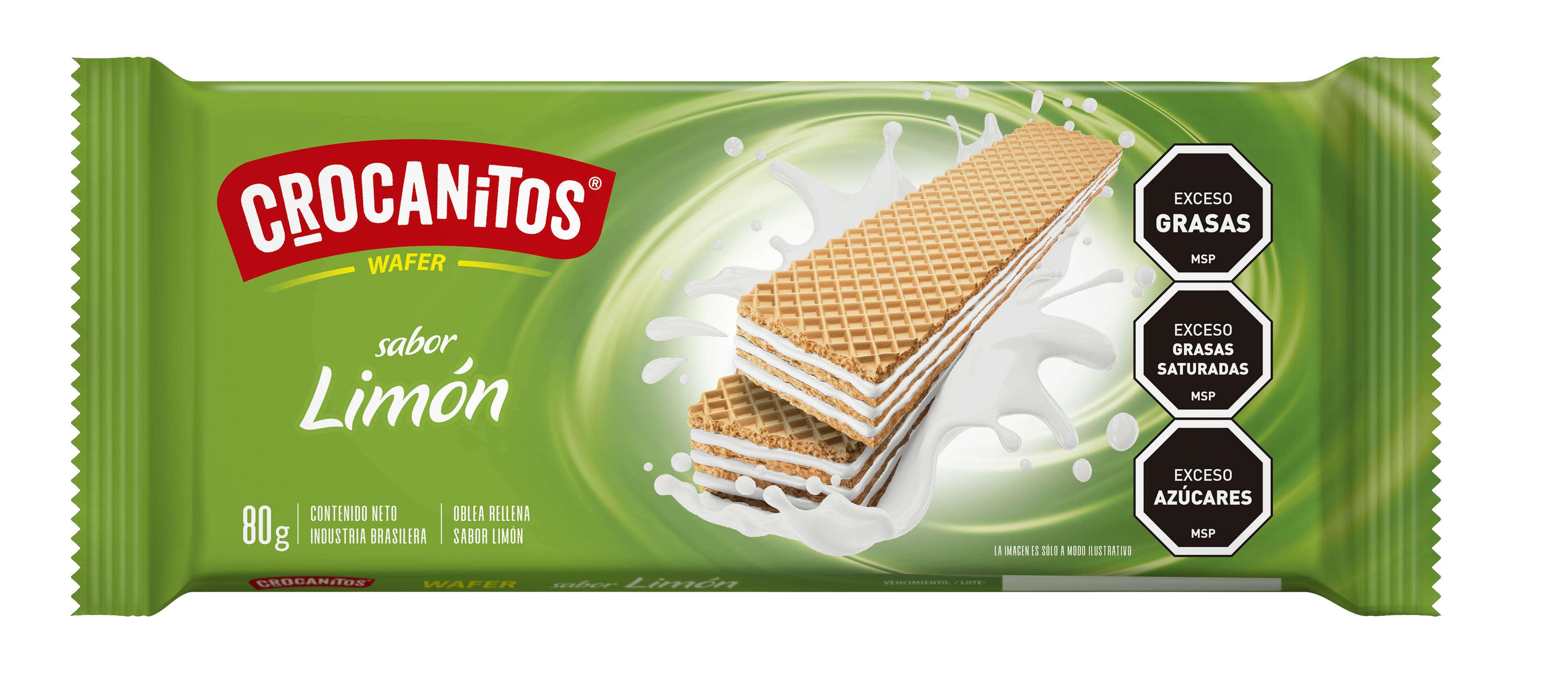 Galletas Wafer Limón